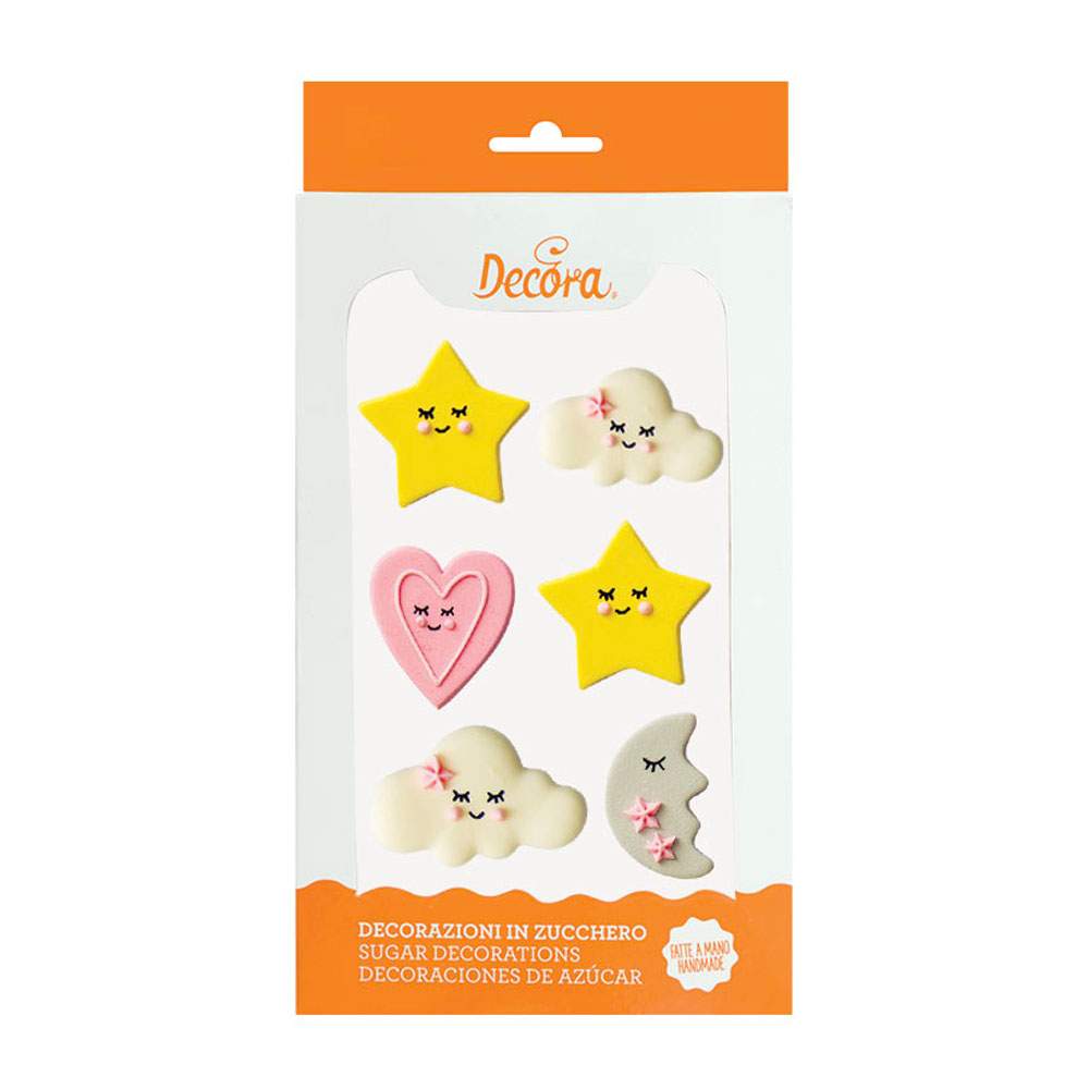decora spiselig kakepynt rosa baby pynt
