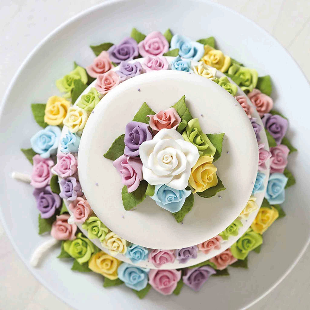 Decora Spiselig Kakepynt Små Roser -Rosa- pk/8 – produktbilde 3