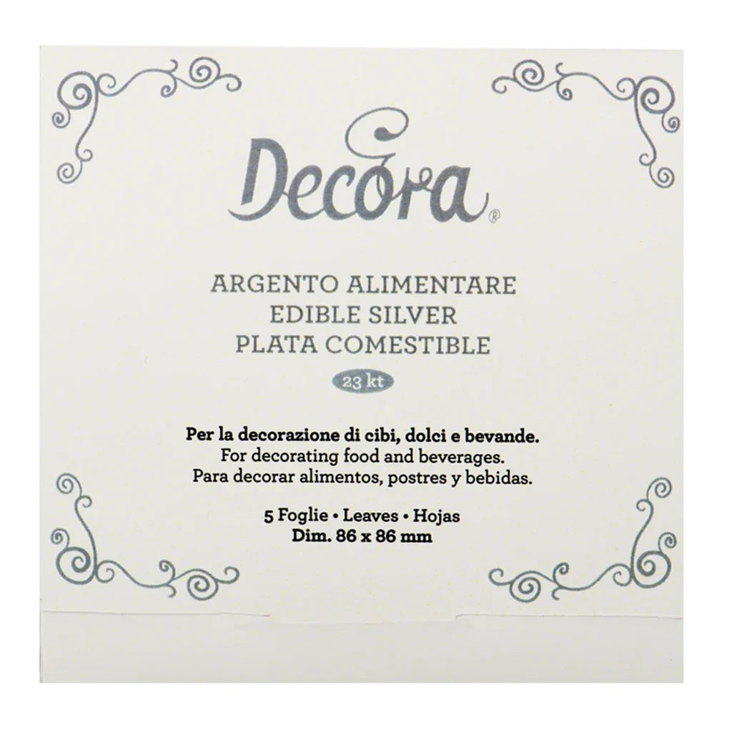 Decora Spiselig Sølv, 5 ark – produktbilde 2
