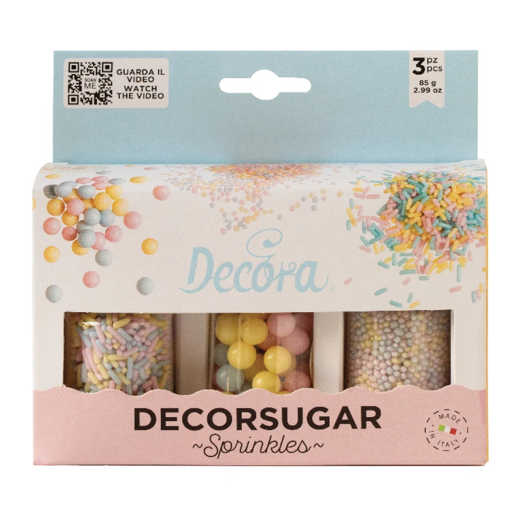 Decora strøsselmiks i assorterte perlemor, 85 g