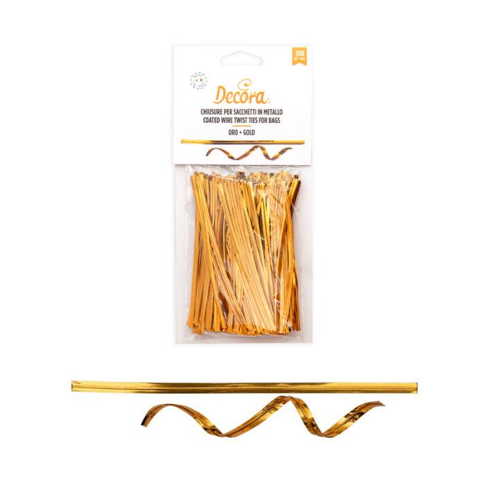 decora twist ties i gull