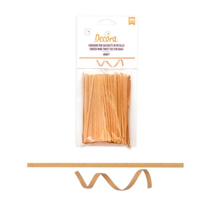 decora twist ties kraft