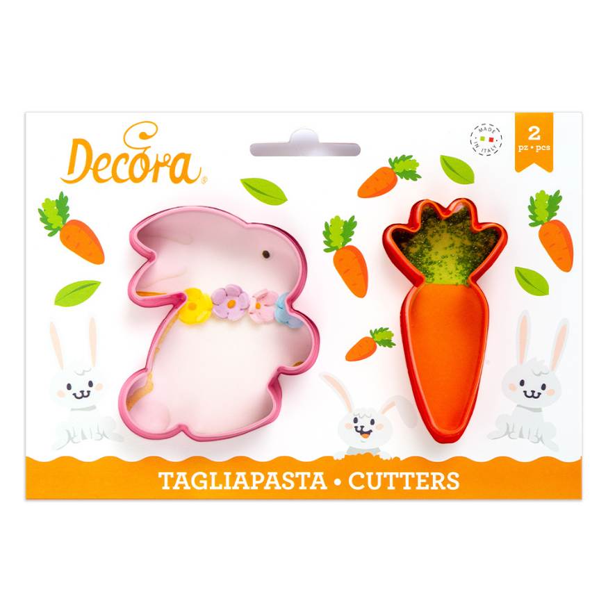 decora utkutter påskehare og gulrot
