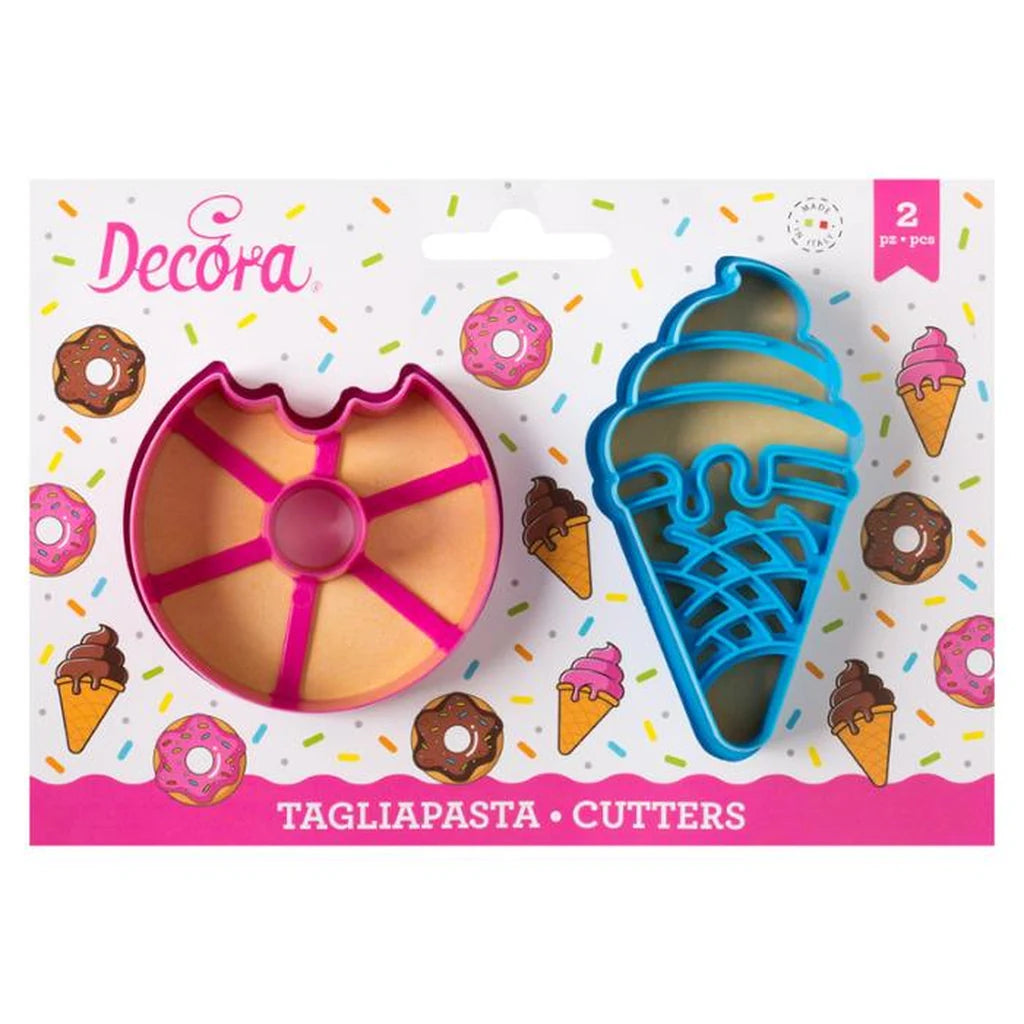 Decora Utstikker Donut og Iskrem