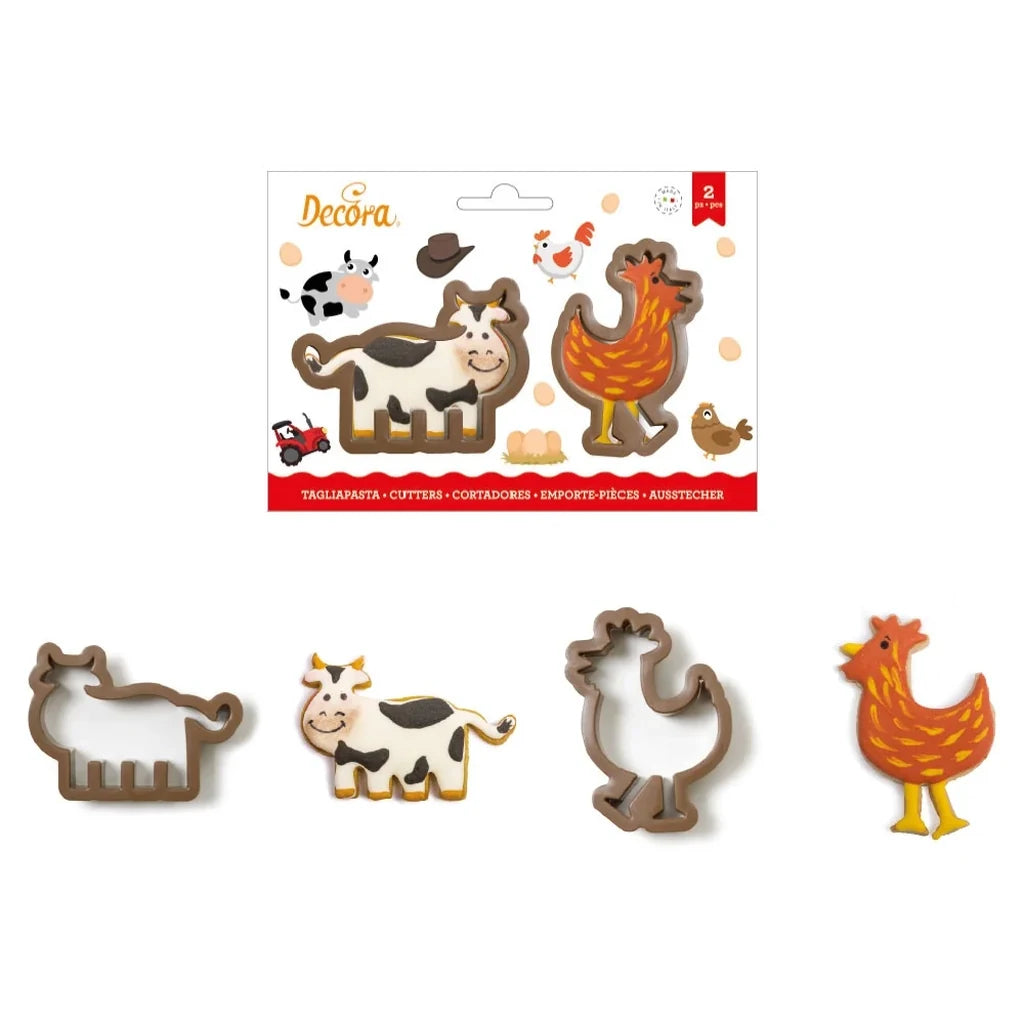 Decora Utstikker - Ku og Hane – produktbilde 3