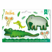 Decora Utstikkere - Krokodille og Elefant