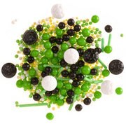 Bakside av Dekora fotball strøssel mix 70 g med ingredienser og næringsinnhold