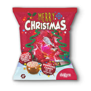 Julesjokolade med popping candy 90 g, produkt og innhold