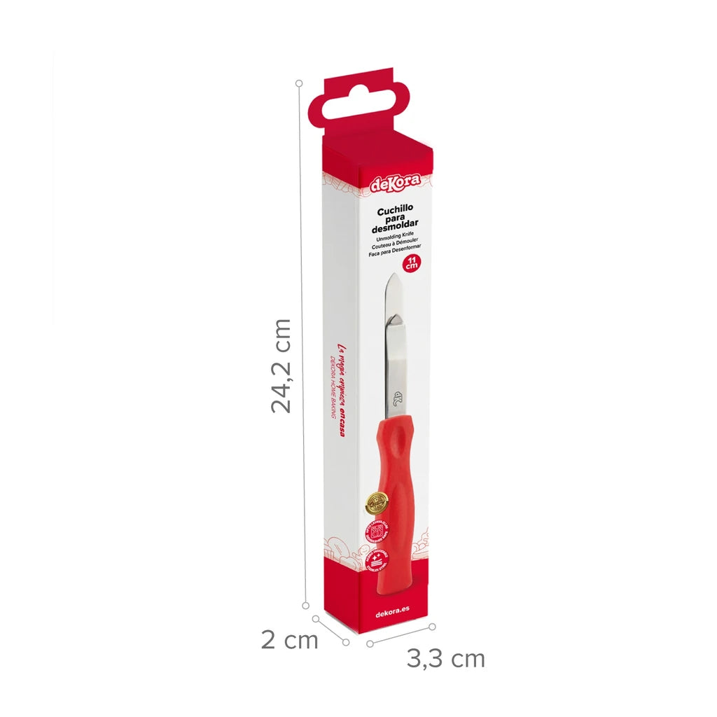 Kakeløsner 11 cm i rustfritt stål – detaljbilde 3
