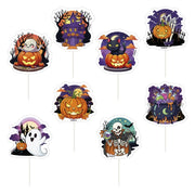 deKora kaketopper til Halloween med 8 ulike motiver