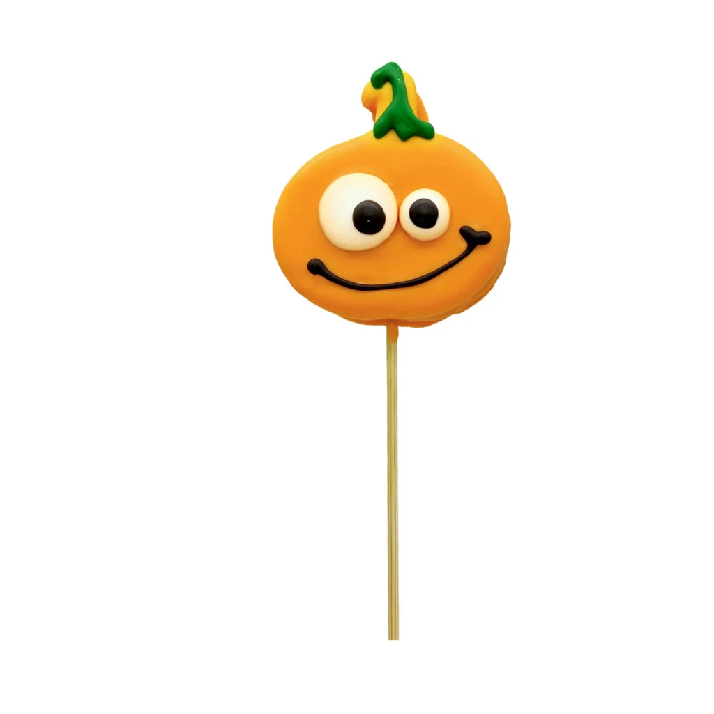 deKora marshmallow på pinne Halloween, Gresskar, 30 g