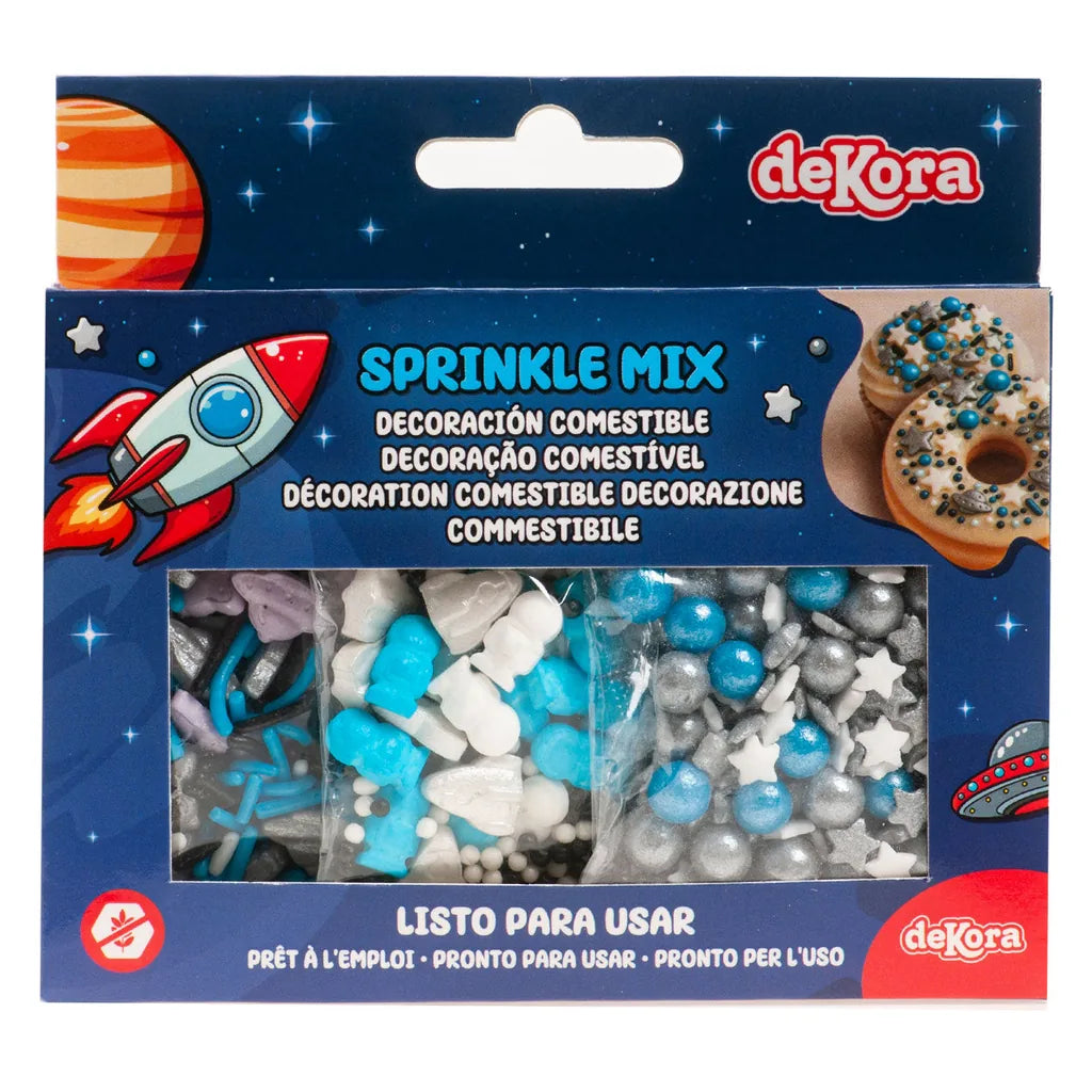Dekora strøssel med astronaut-tema 70 gram