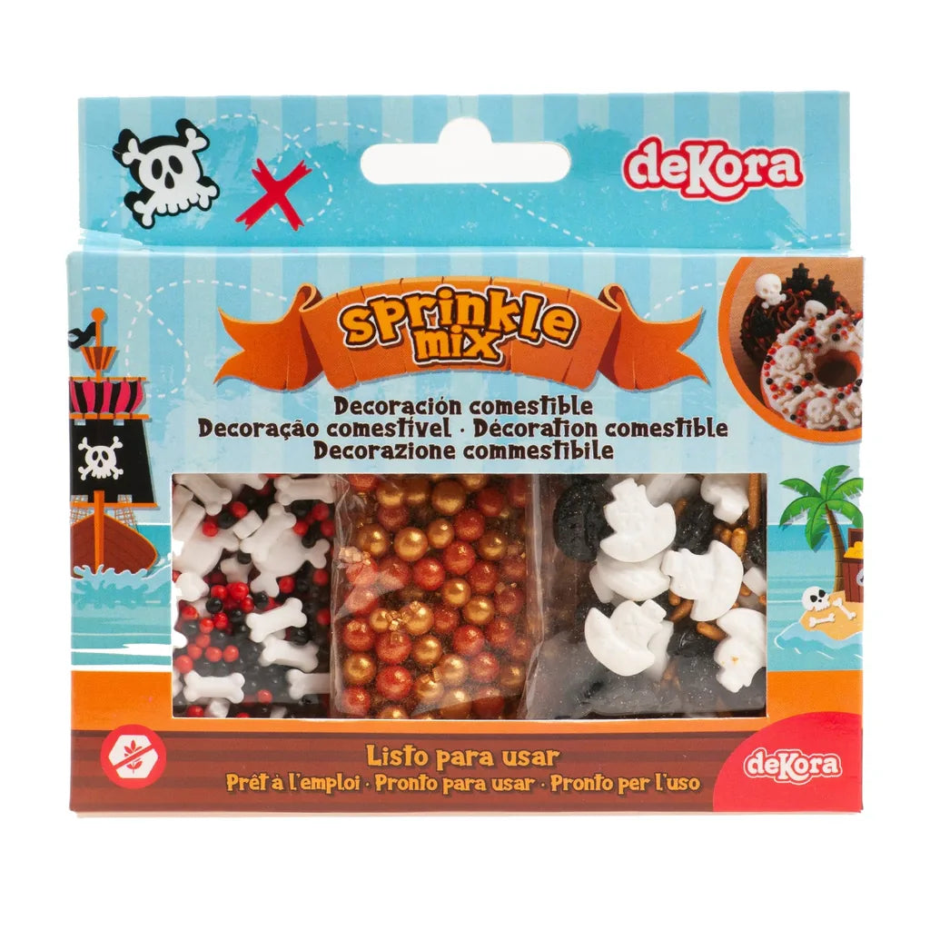 Dekora strøssel med pirat-tema 70 gram
