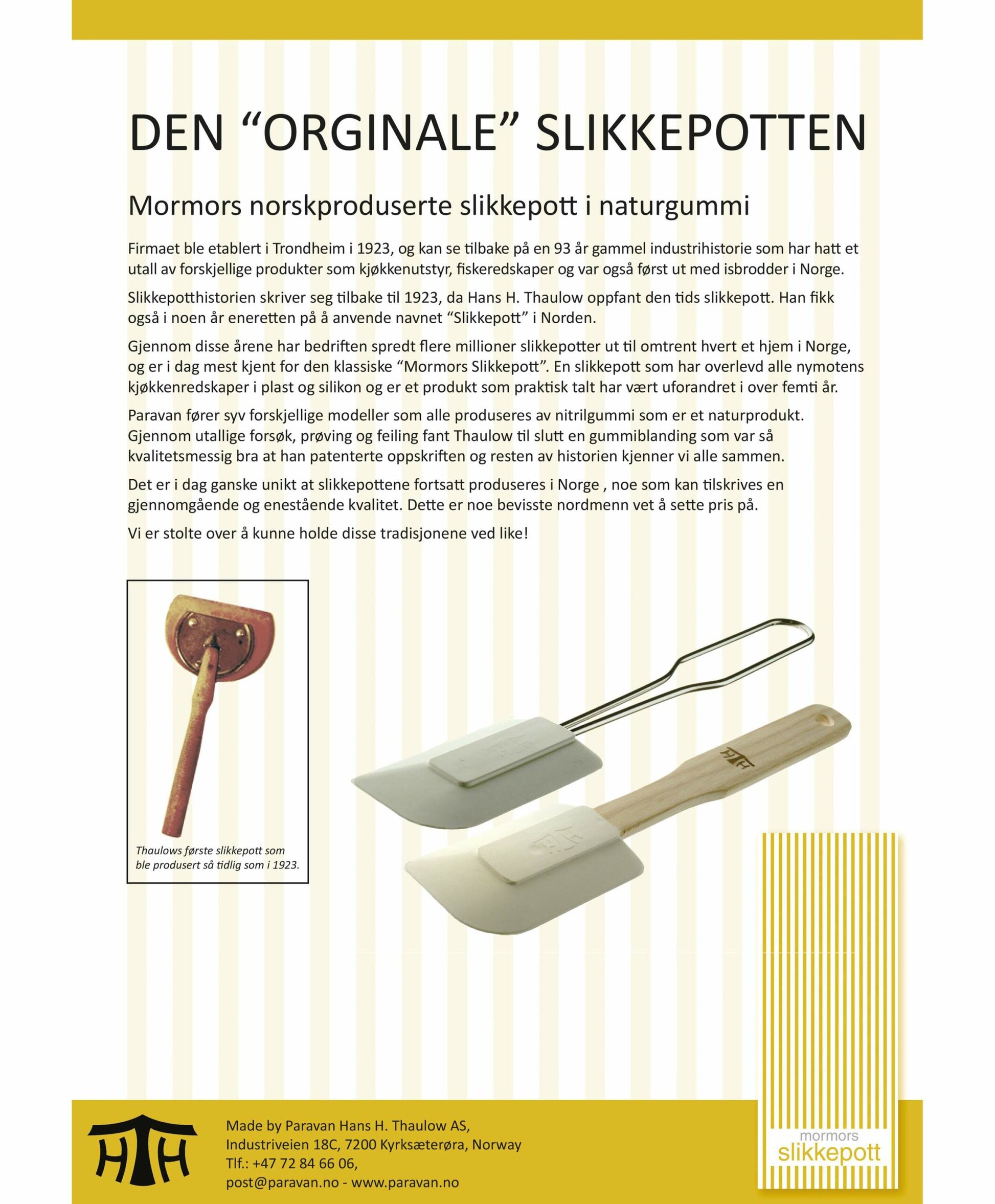 Slikkepott Mormor's beste - hvit