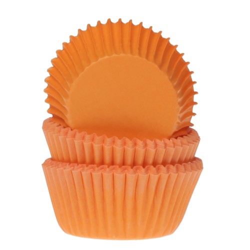 House of Marie Mini Muffinsformer -Oransje- pk/60