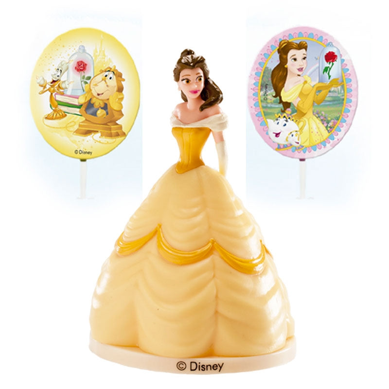 Prinsesse Belle Kaketopp - 3 deler
