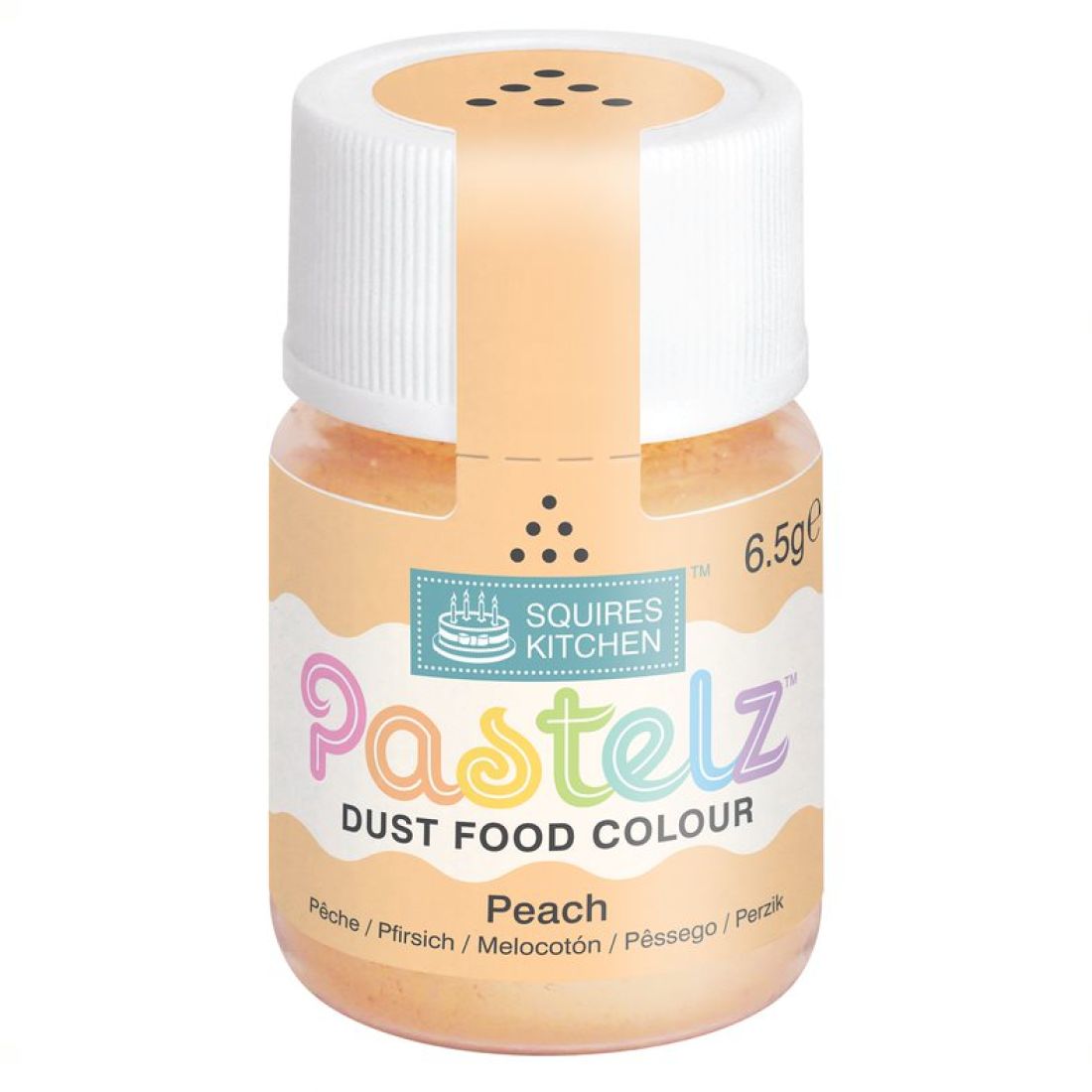 Pulverfarge pastell fersken