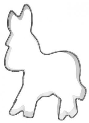 Pepperkakeform esel - 7 cm