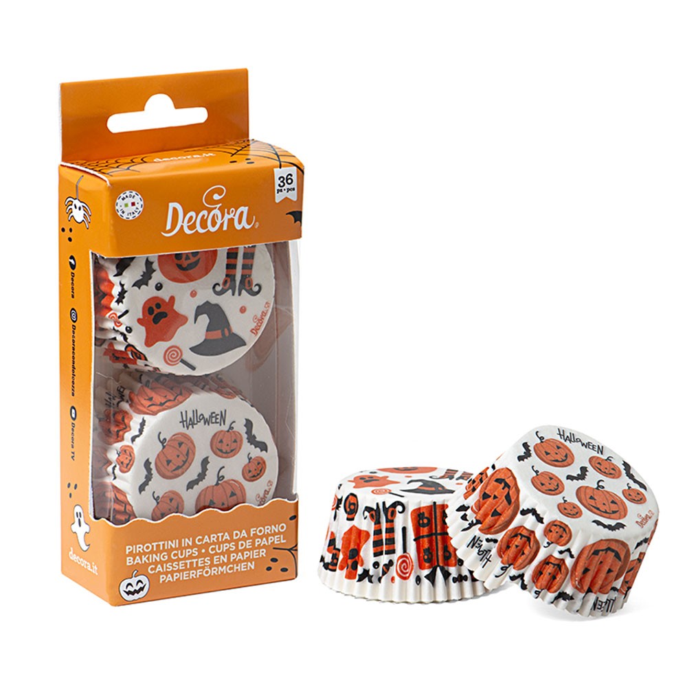 Decora Muffinsformer halloween -Heks og gresskar- pk/36