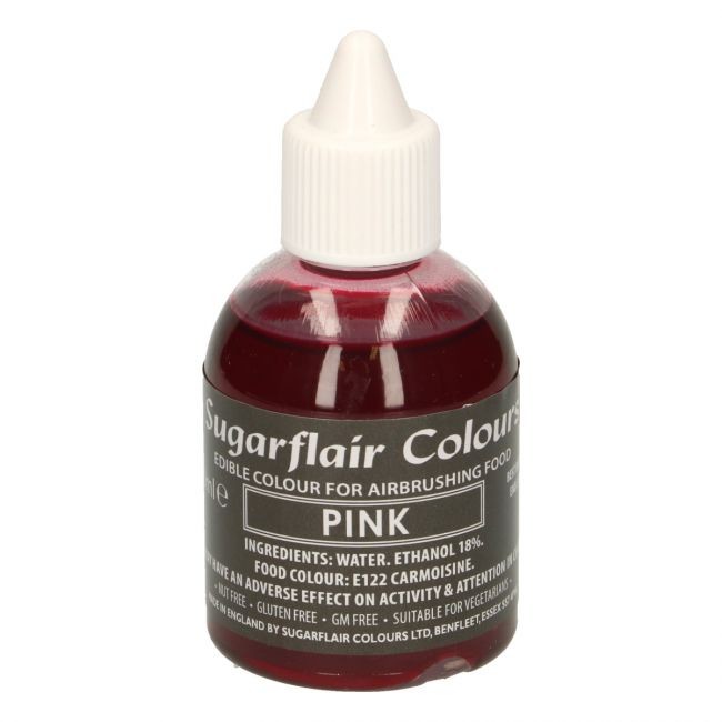 Sugarflair Airbrushfarge -Rosa- 60ml
