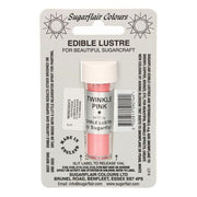 Sugarflair spiselig glitter Twinkle Pink, 2g