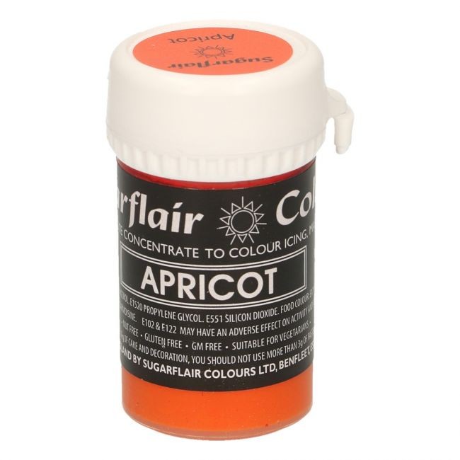 Sugarflair pastafarge Apricot, 25g