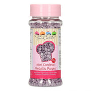 FunCakes Kakestrø Konfetti -Metallic lilla- 70g
