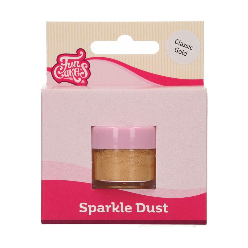 funcakes spiselig gull glitter