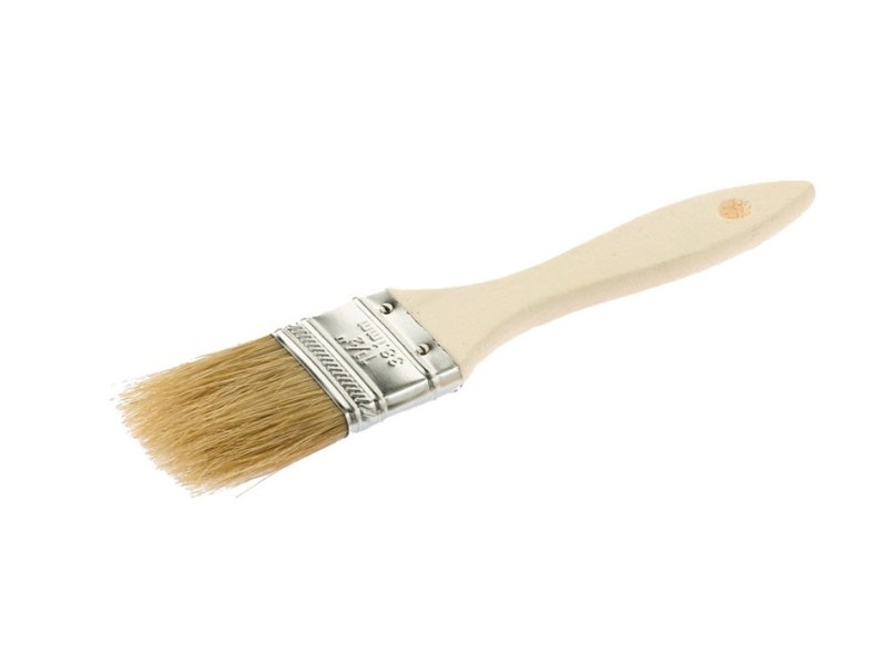 Bakepensel, naturbust og treskaft, 38mm