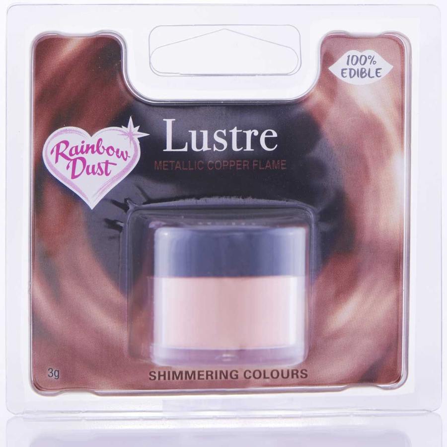 edible lustre copper flame