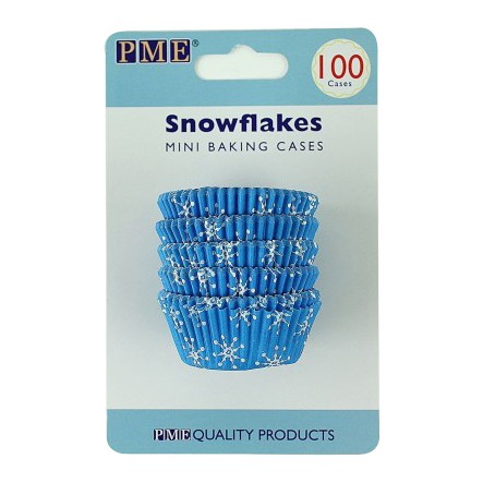 PME Mini-muffinsformer Snøfnugg pk/100