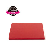 Kake Drum Kvadrat Rød 20cm
