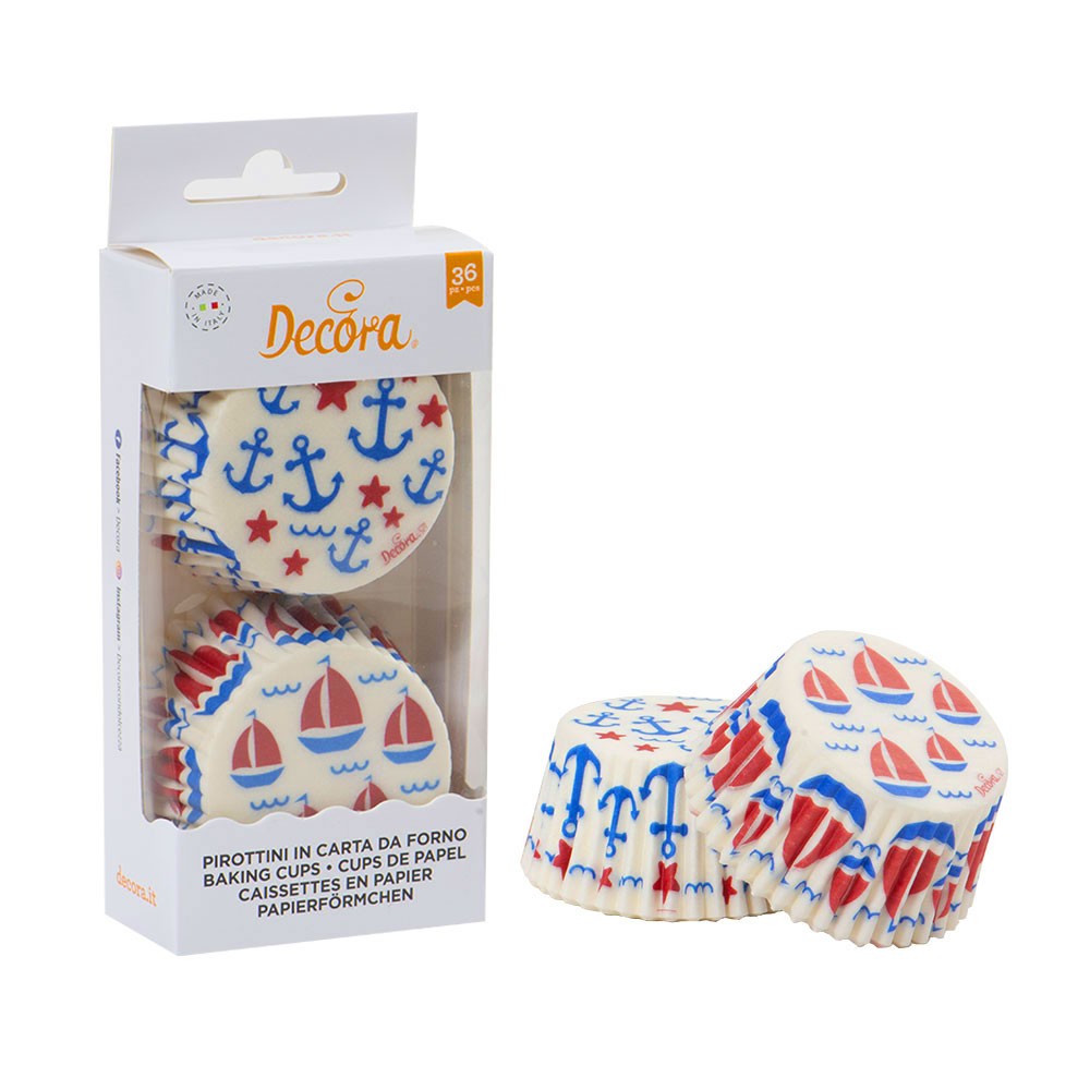 Decora Muffinsformer -Båtliv- pk/36