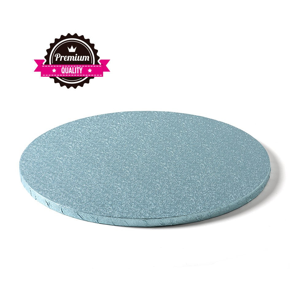 Kake Drum Rund Lys blå  35cm