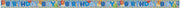 Banner birthday boy, glitrende