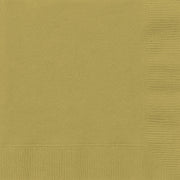 Gullfarget - servietter -33x33cm- 20 stk