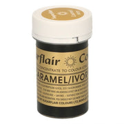 Sugarflair pastafarge Caramel/Ivory, 25g