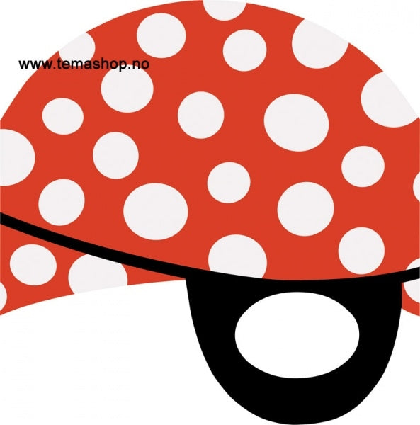 Pirate fun, masker 8stk i papp med strikk