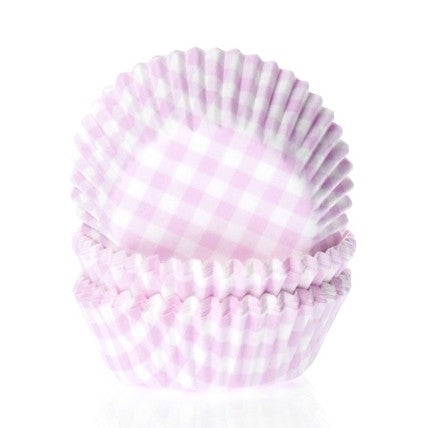 House of Marie Muffinsformer Rutete Rosa - pk/50 