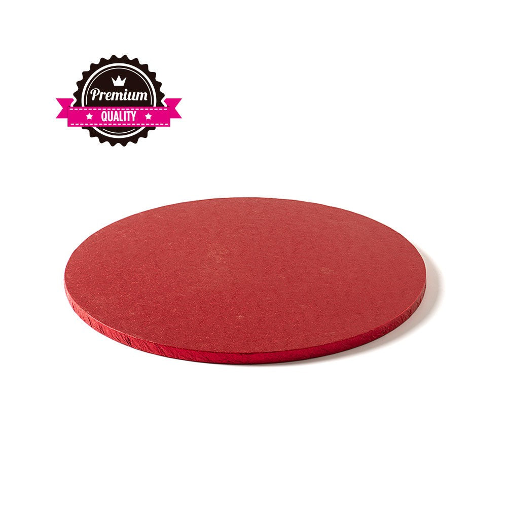 Kake Drum Rund Rød  25cm