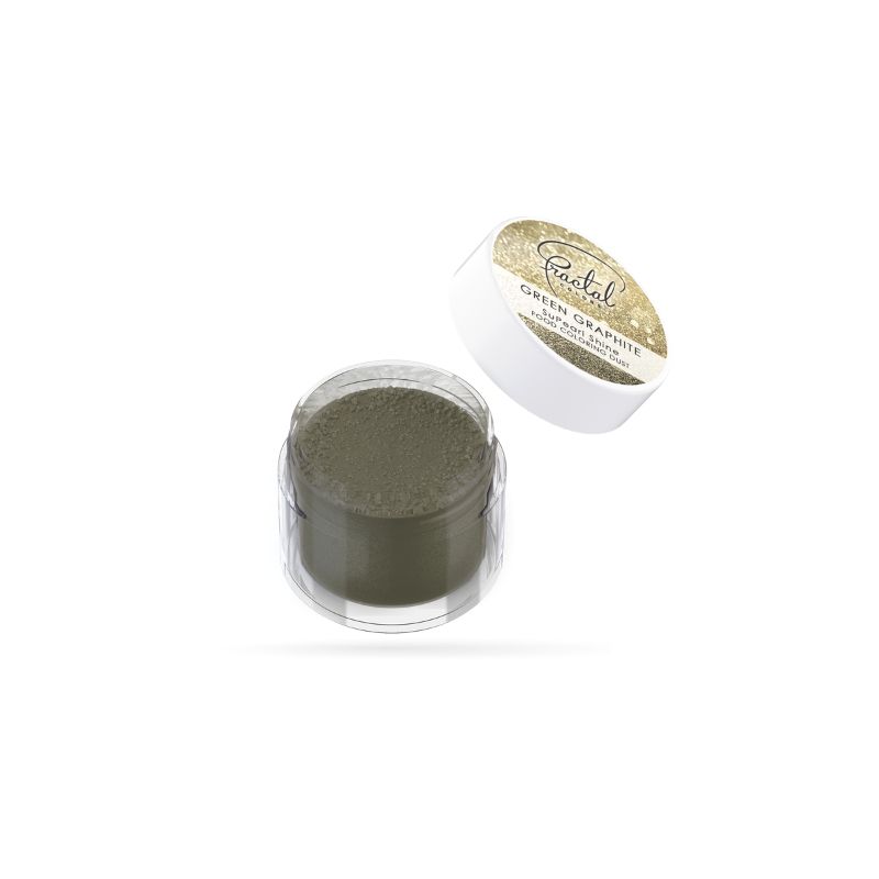 Spiselig Glitter/Shimmer -Green graphite- 3,5g