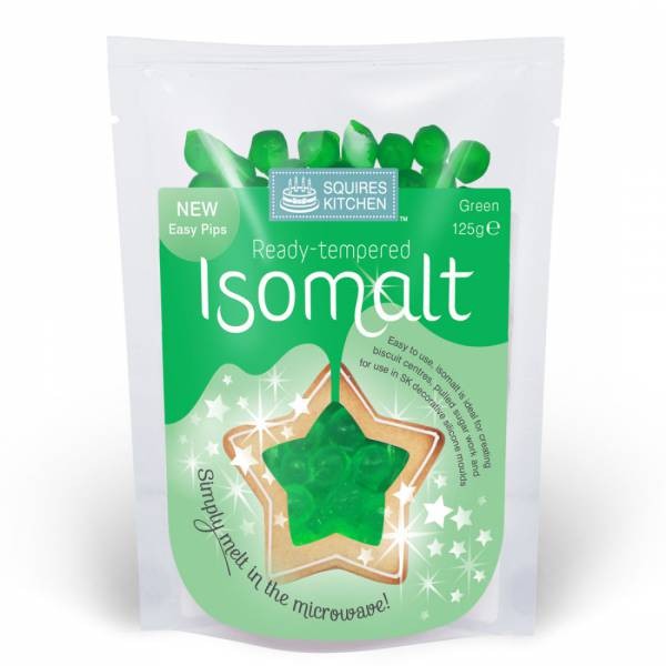 SK Isomalt ferdig temperert -Grønn- 125g