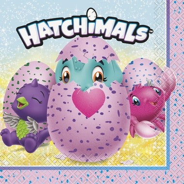 Hatchimals små servietter pk/16