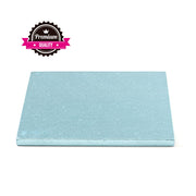 Kake Drum Kvadrat Lys blå 35cm