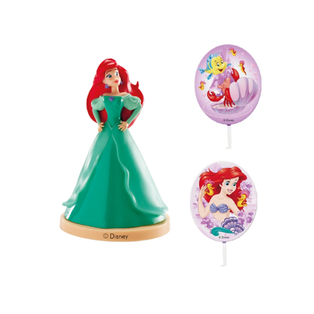 Prinsesse Ariel Kaketopp - 3 deler