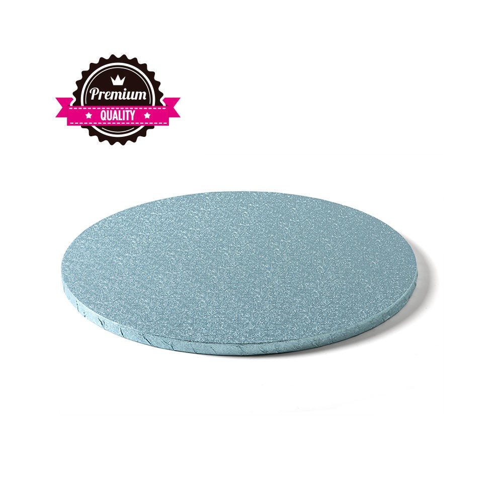 Kake Drum Rund Lys blå  25cm