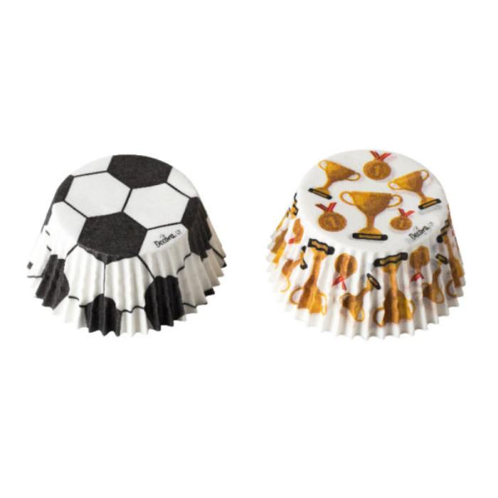 fotball og pokal muffinsform