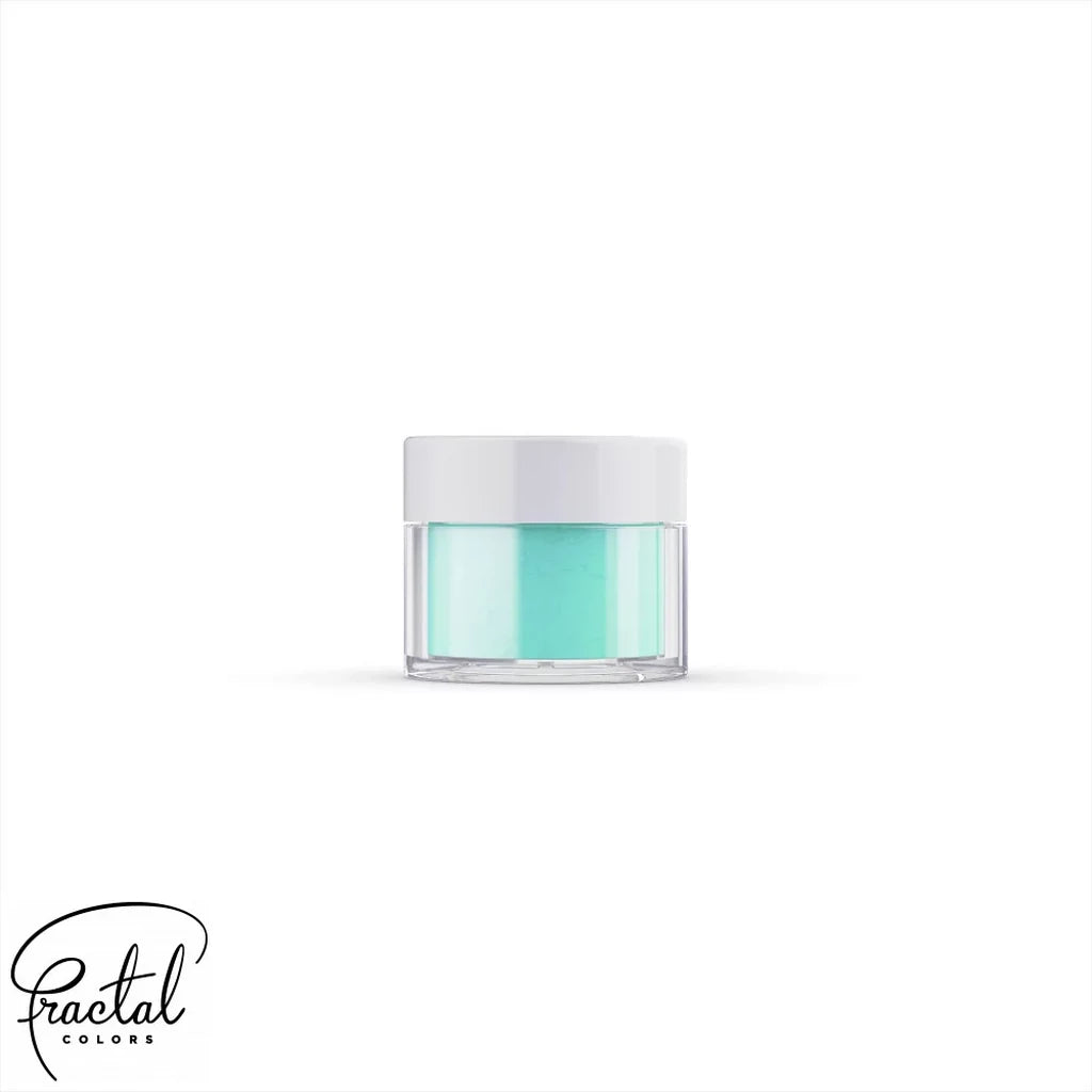 Pulverfarge Fractal Colors -Turkis- 4,6g – emballasje fra Fractal Colors