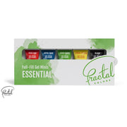 Fractal gelfarger Essential, eske med fem farger à 12 g