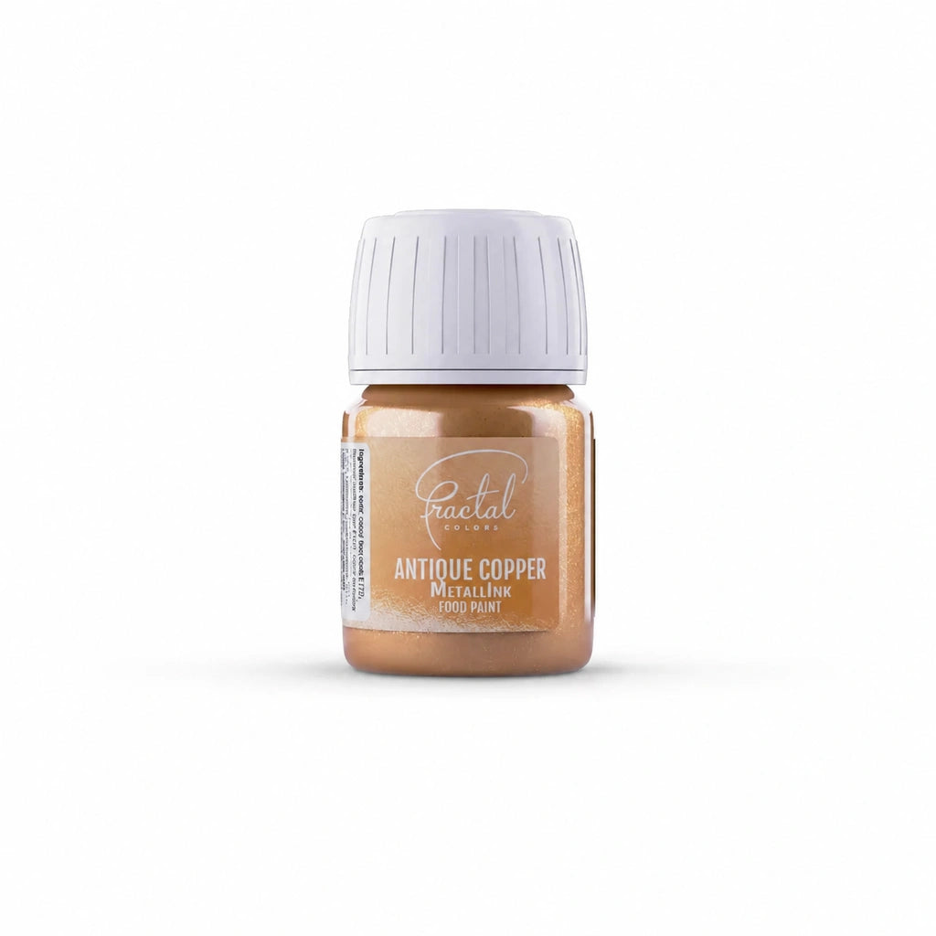 Fractal MetallInk Antique Copper spiselig maling, 30 g